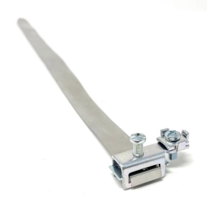   Szalagföldelő bilincs 1/8-4 colos (8-114mm) L:428mm, 2,5-16 mm2 V2A, EB 2 2020418 Pollmann