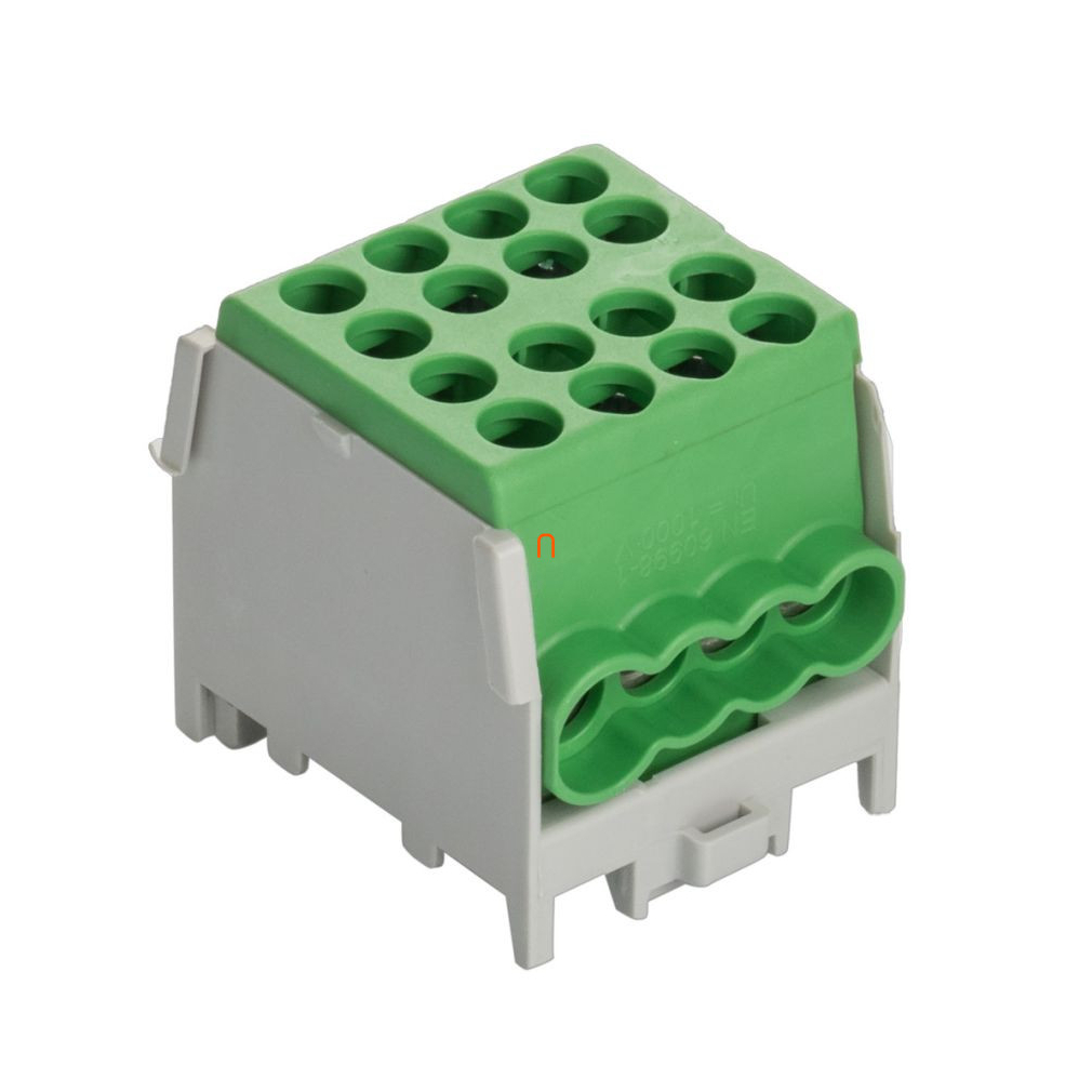 Fővezeték sorkapocs 2x 25/6x16mm2 zöld HLAK 25-1/6 M2, 2080175 Pollmann