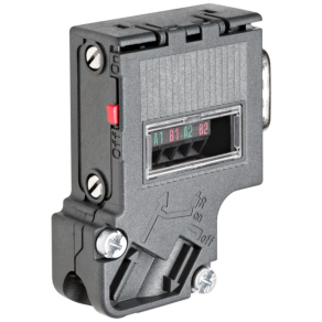   Siemens 6ES7972-0BA42-0XA0 PROFIBUS busz csatlakozó, 35 fokos, maximum 12Mbit/s, PG csatlakozó nélkül