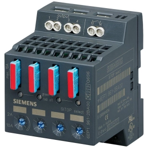   Siemens 6EP1961-2BA00 SITOP select szelektivitás modul, input: 24 VDC/40A output: 24VDC/4x 3A
