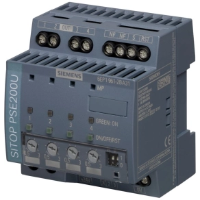   Siemens 6EP1961-2BA31 SITOP PSE200U szelektivitás modul, input: 24 VDC/12A output: 24VDC/4x 3A