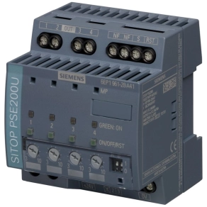   Siemens 6EP1961-2BA41 SITOP PSE200U szelektivitás modul, input: 24 VDC/40A output: 24VDC/4x 10A