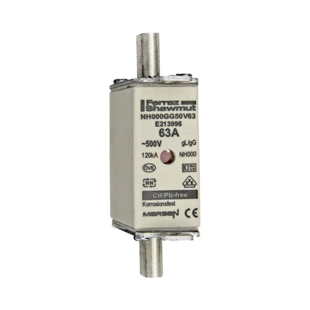 NH-000  63A NH-SE 00C Bizt.betét 63A 370663