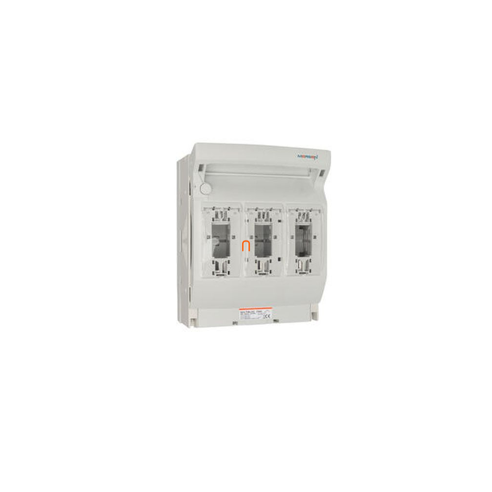 Szakaszoló biztosíték vízszintes 1-250A, szerelőlapra, 3 pólusú, M10 csatlakozás Multibloc S229878A, 1.000.299