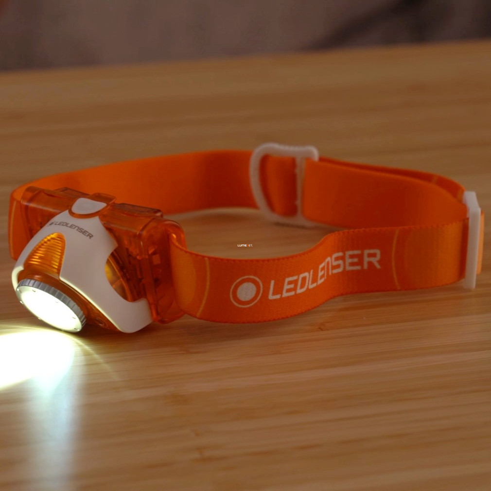 LedLenser LED fejlámpa narancs 100lm