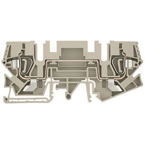 Átmenő Sorkapocs ZDT 6, bézs 1771810000 Weidmüller