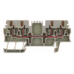   Átmenő sorkapocs ZDU 1.5/4AN (0,05-1,5mm2), 500V/17,5A, bézs 1775580000 Weidmüller