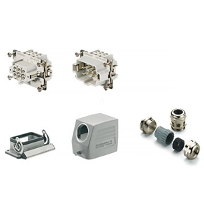   HDC készlet 500V, 24A, pólus:6 HDC KIT HE 06.100 M 1802730000 Weidmüller