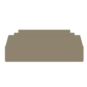   Weidmüller Sorkapocs véglap W sorozathoz WAP WTL6/3, bézs, 1879910000