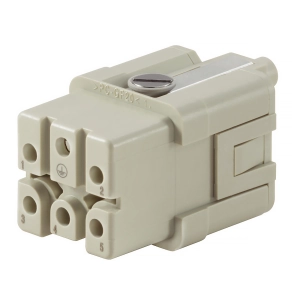   Weidmüller érintkezőbetét HDC, hüvely 230V, 20A, pólus:5, HDC HQ 5 FC 1912460000