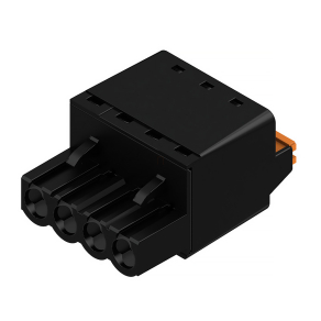   NYÁK dugaszoló csatlakozó, hüvelyes csatlakozó BLF 5.00HC/04/180 SN BK BX 1017690000 Weidmüller