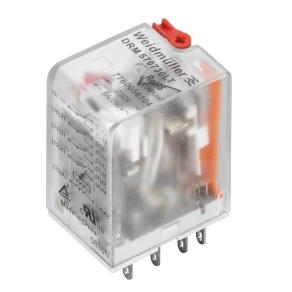   Weidmüller 4 morzés relé tesztgombbal és LED-del, 24V AC 7760056101