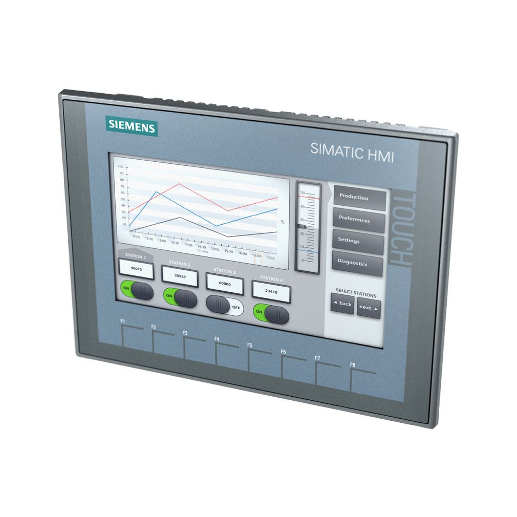 Siemens 6AV2123-2GB03-0AX0 KTP700 Basic, 7 col TFT (LCD), 800x400, érintő+key, PROFINET, 10Mb