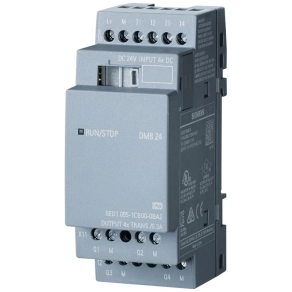   Siemens 6ED1055-1CB00-0BA2 LOGO! DM8 24, (24VDC), 4DI / 4DO (tranzisztoros, 0,3A)