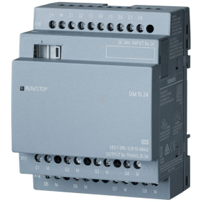   Siemens 6ED1055-1CB10-0BA2 LOGO! DM16 24 (24VDC), 8DI / 8DO (tranz., 0,3A)