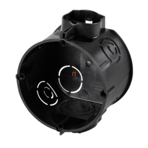 Műanyag doboz 65mm, perforált, sorolható, E-106 F-Tronic