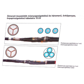   Raychem TRAJ-12/1x150-240 átmeneti összekötő 10kV 1erű műa+3erű öv-papírsz.kábelhez C12119-000