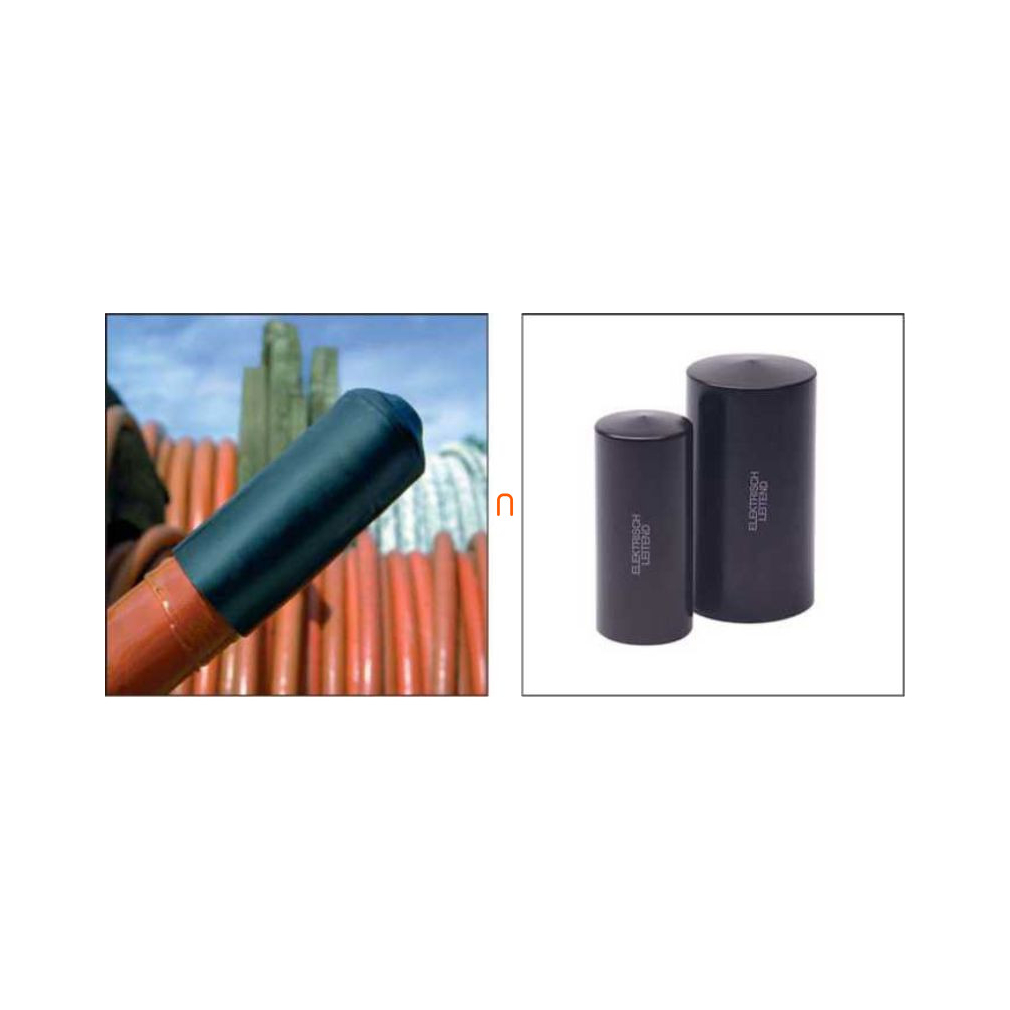 Raychem 102L044-R05/S zsugor végelzáró sapka - kábelzáró-kupak, 30-45mm 4x( 50- 95)mm2 135907N001
