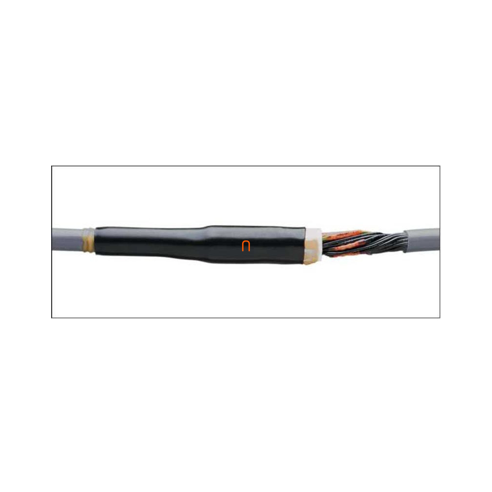Raychem SMOE-81140-T össszekötő szalagpáncélos jelzőkábelhez 4-7x1,5-2,5mm2