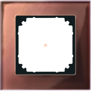   Schneider Merten M-Plan egyes keret, mahagónibarna (üveg) 489115