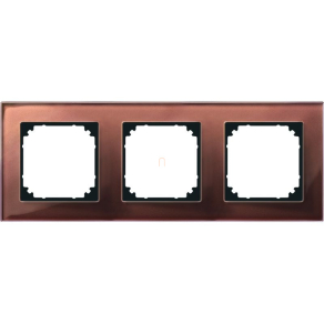   Schneider Merten M-Plan hármas keret, mahagónibarna (üveg) 489315