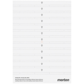   Schneider Merten M-Smart/M-Pure cimkéző készlet, 36 db-os 484100