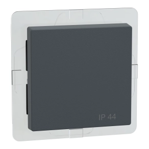 Schneider Merten IP44-es billentyű, System-M, antracit 433014