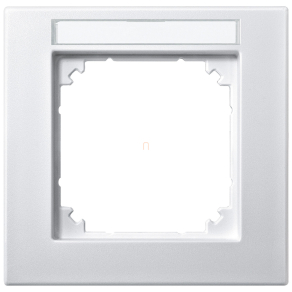   Schneider Merten M-Plan feliratozható egyes keret, mattfehér 476119