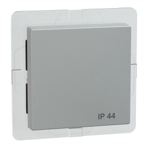 Schneider Merten IP44-es billentyű, System-M, alumínium 433060