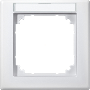   Schneider Merten M-Smart feliratozható egyes keret, mattfehér 474119