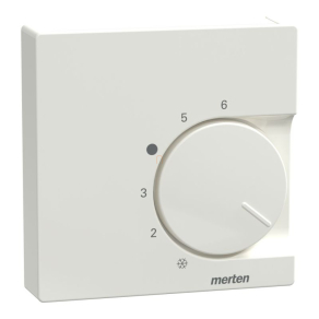   Schneider Merten Fedlap, váltóérintkezős  termosztáthoz, System-M, polárfehér 534719