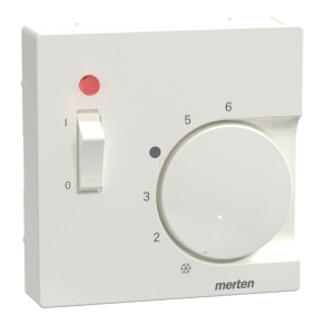   Schneider Merten Fedlap kapcsolós termosztátokhoz, System-M, polárfehér 534819