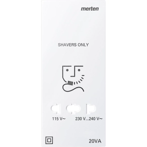 Schneider Merten Fedlap, borotva aljzathoz, System-M, mattfehér 213519