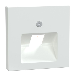   Schneider Merten Fedlap, 1xRJ45 aljzathoz, döntött, System-M, aktívfehér 296225