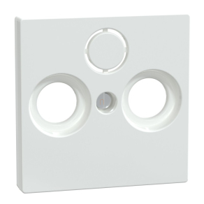   Schneider Merten Fedlap, 3 kimenetes antenna csatlakozóhoz, System-M, aktívfehér 296725