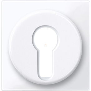   Schneider Merten Fedlap, kulcsos kapcsolókhoz, System-M, aktívfehér 319525