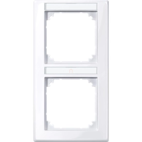   Schneider Merten M-Smart feliratozható kettes, függőleges keret, aktív fehér antibakteriális 470225