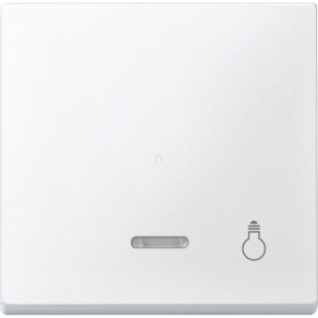   Schneider Merten Billentyű, lámpajellel, fényjelzős funkciókhoz, System-M, mattfehér 430919