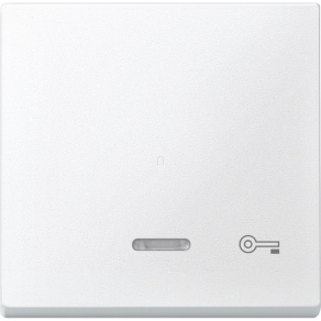   Schneider Merten Billentyű, kulcsjellel, fényjelzős funkciókhoz, System-M, mattfehér 430719