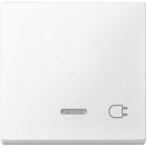   Schneider Merten Billentyű, dugalj-jellel, fényjelzős funkciókhoz, System-M,mattfehér 431719