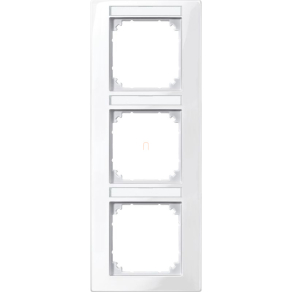   Schneider Merten M-Plan feliratozható hármas, függőleges keret, polárfehér 513319