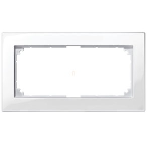   Schneider Merten M-Plan kettes keret, egyterű, polárfehér 515819