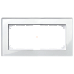   Schneider Merten M-Plan kettes keret, egyterű, gyöngyfehér (üveg) 487819