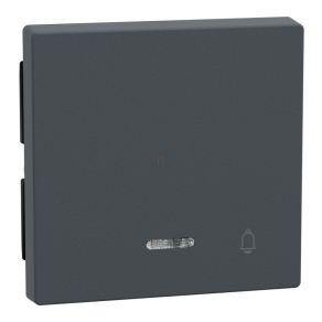   Schneider Merten Billentyű, csengőjellel, jelzőfényes funkciókhoz, System-M, antracit 430814