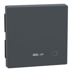   Schneider Merten Billentyű, dugalj-jellel, fényjelzős funkciókhoz, System-M, antracit 431714