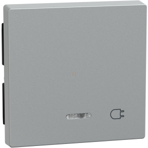   Schneider Merten Billentyű, dugalj-jellel, fényjelzős funkciókhoz, System-M, alumínium 431760