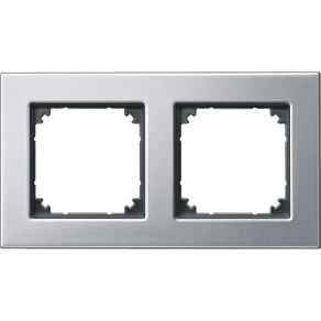 Schneider Merten M-Plan kettes keret, platina (fém) 475260