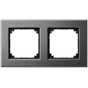 Schneider Merten M-Plan kettes keret, ródium (fém) 475214