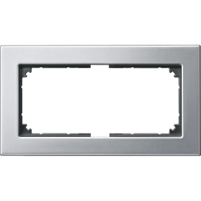 Schneider Merten M-Plan kettes keret, egyterű, platina (fém) 475860
