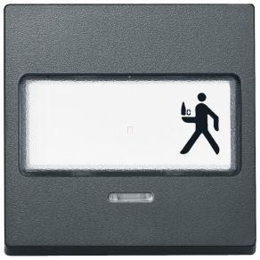   Schneider Merten Feliratozható billentyű, fényjelzős funkciókhoz, System-M, antracit 434614